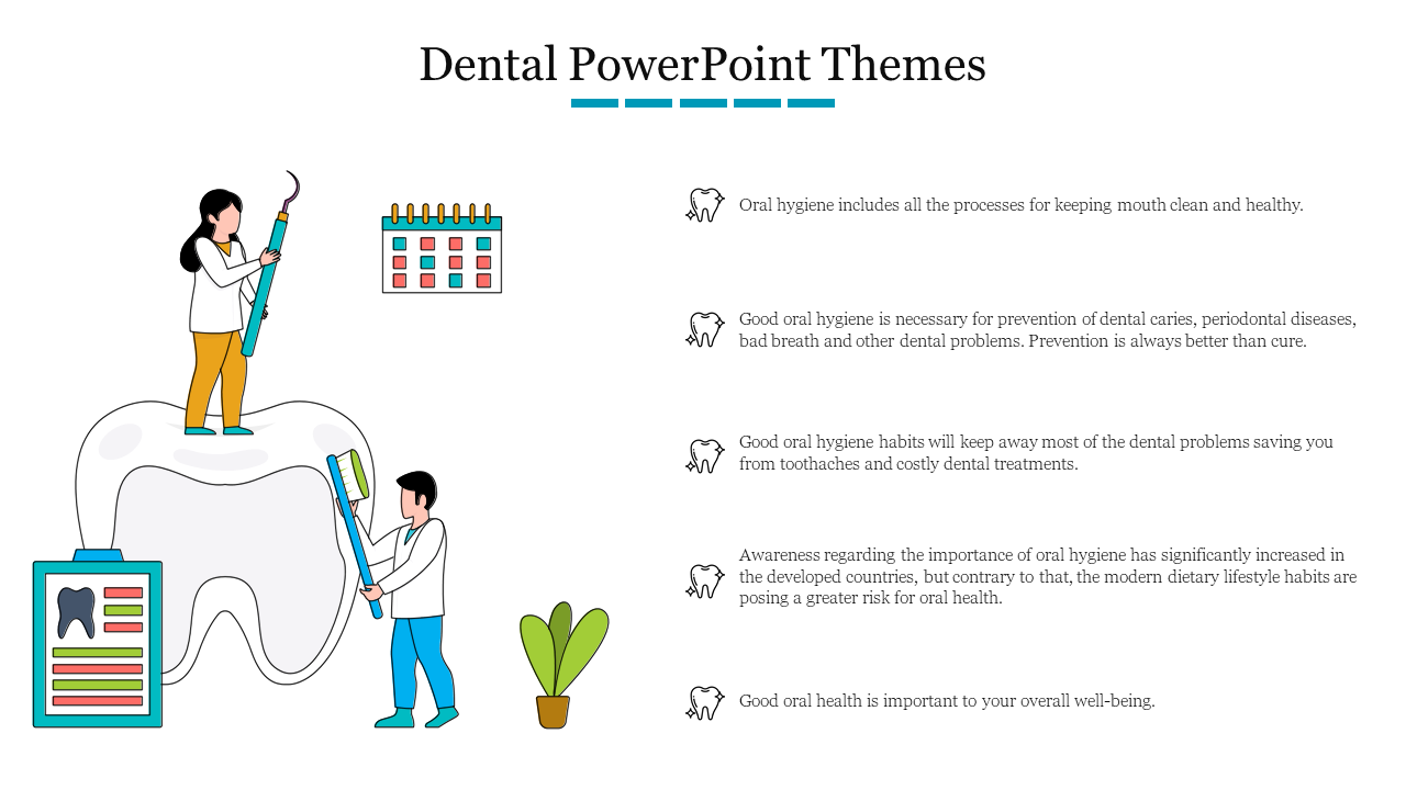 Free - Creative Dental PowerPoint Themes Presentation Slide